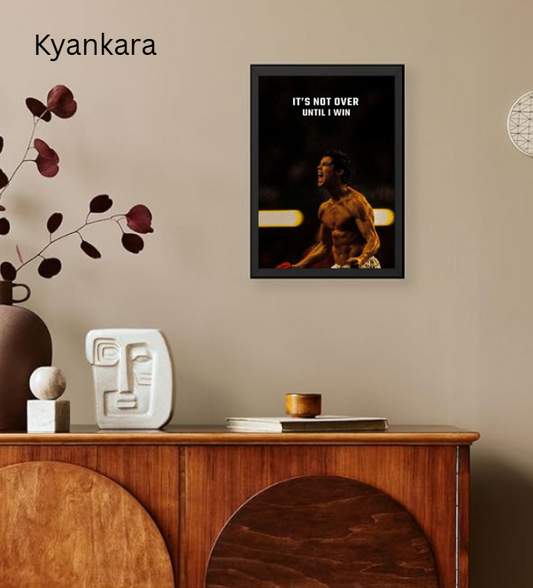 Cristiano Ronaldo CR7 A4 Wall Frame | HD Football Poster | Premium Room Decor for Kids & Adults | Sports Wall Art for Bedroom & Living Room